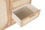DKD Home Decor Buffet Rubberwood Ratan Natural