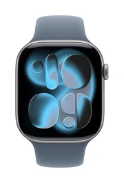 Apple MFGY4ZM/A Correa de fluoroelastómero Azul para Apple Watch, Grupo de Rock Sport Loop - Compatible con modelos 44mm, 45mm, 46mm, 49mm - Banda deportiva M/L