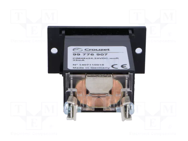 CROUZET Contador de impulsos electromecánico CIM24 24V DC CROUZET Contador de impulsos electromecánico CIM24 24V DC