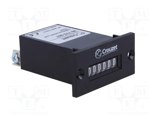CROUZET Contador de impulsos electromecánico CIM24 24V DC CROUZET Contador de impulsos electromecánico CIM24 24V DC