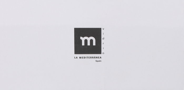 La Mediterranea Aceitera Cuadrada de Borosilicato con Tapa de Metal 750ml
