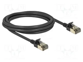 DeLOCK Cable Ethernet Cat.8.1 Slim Pro 2 m Negro
