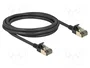 DeLOCK Cable Ethernet Cat.8.1 Slim Pro 2 m Negro