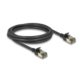DeLOCK Cable Ethernet Cat.8.1 Slim Pro 2 m Negro