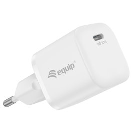 Equip Pack de 25 Cargadores de Pared USB-C 20W 245530 Blanco