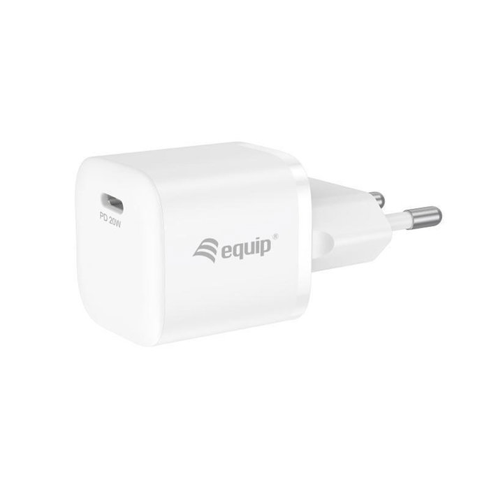 Equip Cargador Pared USB-C 245530 Pack 25 Unidades Carga Rápida Power Delivery 20W Compacto