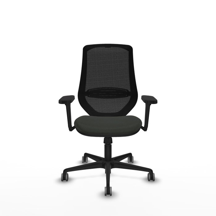 PIQUERAS Y CRESPO Silla de oficina Mardos con mecanismo Sincro y Brazos 3D, Negro PIQUERAS Y CRESPO Silla de oficina Mardos con mecanismo Sincro y Brazos 3D, Negro