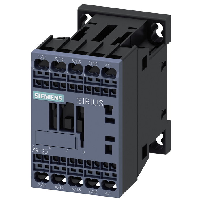 Siemens 3RT20172BB42 Contactor AC-3 5,5kW/400V 24VDC 3p S00 Siemens 3RT20172BB42 Contactor AC-3 5,5kW/400V 24VDC 3p S00