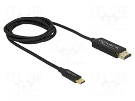 DeLOCK Cable Adaptador USB Tipo C a HDMI 4K 60 Hz 1 m