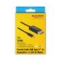 DeLOCK Adaptador de cable USB Tipo C a HDMI 4K 60Hz 1m 84904