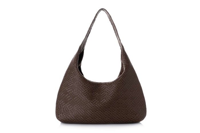 Lucky Bees 1260 Bolsa Tote de Cuero de Polivinilo Marrón para Mujer, Bolso Elegante y Sofisticado, Amplio y Duradero, Bolso de Hombro con Bolsillo Interior