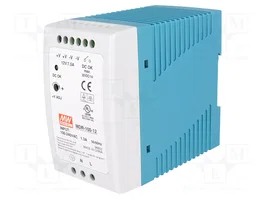 MEAN WELL MDR-100-12 Alimentador de impulso para carril DIN 90W 12VDC 7,5A