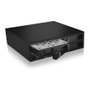 ICY BOX IB-2242SSK Bandeja para 4 HDD de 2,5 pulg. (6-15 mm) para bahía de 5,25 pulg.