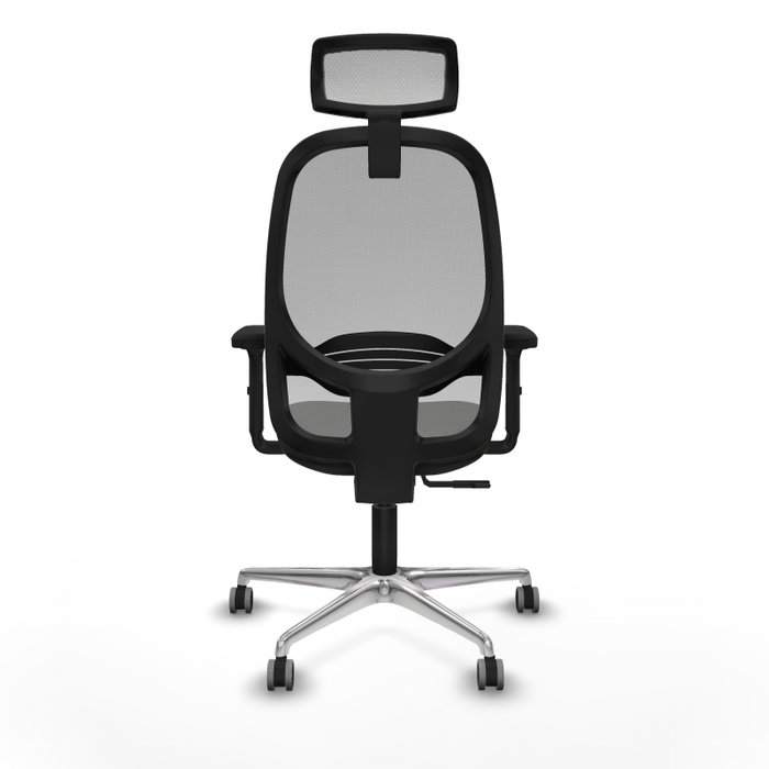PIQUERAS Y CRESPO Silla de oficina Cilanco con mecanismo Sincro, Negro y Gris