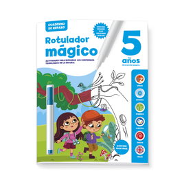 EDITORIAL IMAGILAND Rotulador Mágico 5 Años - Cuaderno de Repaso