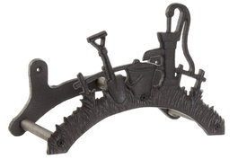 DKD Home Decor Sujetamangueras Terraza Y Jardin Marron Oscuro 14 x 19 x 27 cm Hierro Fundido