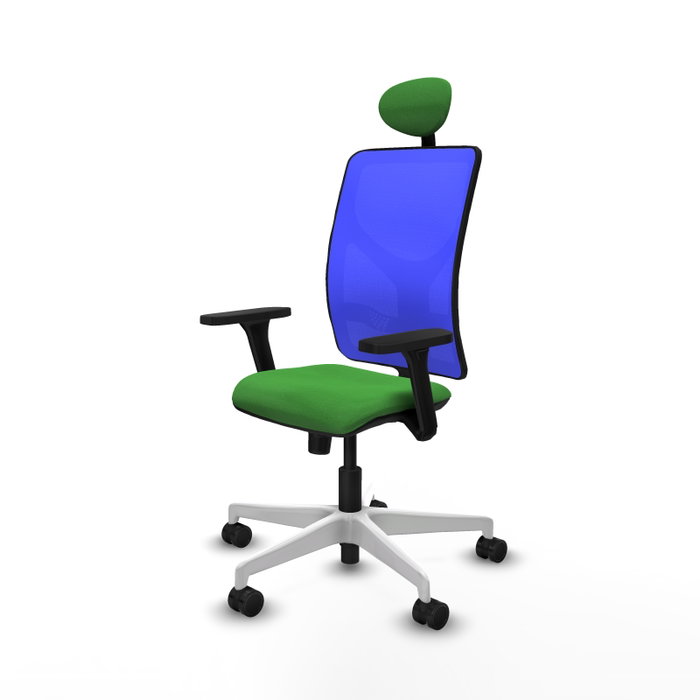 PIQUERAS Y CRESPO Silla de oficina Motilla con mecanismo Sincro, Verde y Azul PIQUERAS Y CRESPO Silla de oficina Motilla con mecanismo Sincro, Verde y Azul
