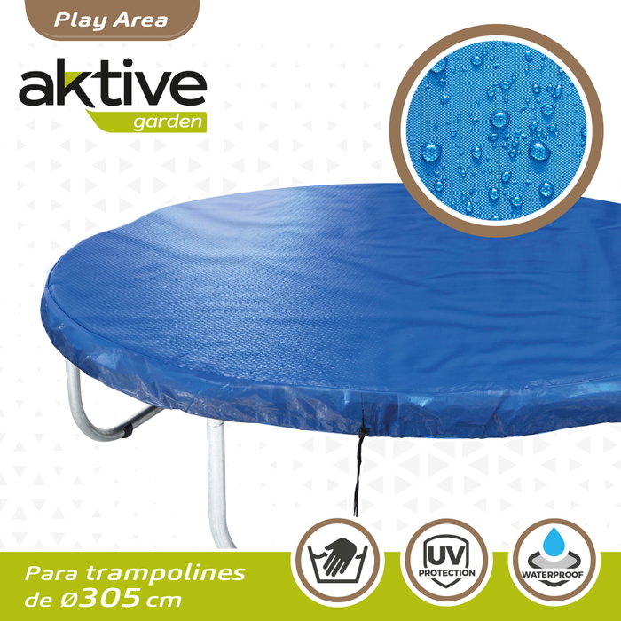 Aktive Cobertor cama elástica waterproof y protección UV de 305 cm