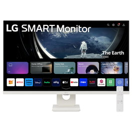 LG 32U721SA-W Monitor 4K Ultra HD VA de 31.5" (80 cm) webOS Smart con USB-C 65W, 5 ms, 60Hz, HDMI x2, Blanco