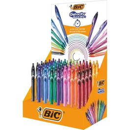 Boligrafo Bic Gelocity Quick Dry Surtido Expositor De 48