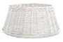 DKD Home Decor Base de Árbol de Mimbre 45x45x24 Blanco