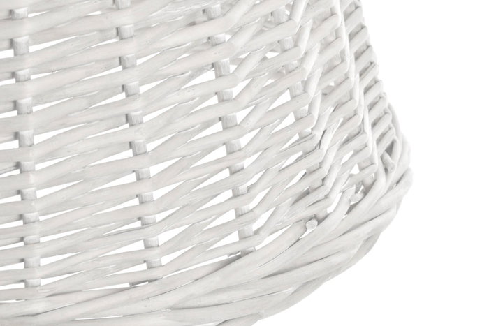 DKD Home Decor Base de Árbol de Mimbre 45x45x24 Blanco