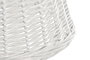 DKD Home Decor Base de Árbol de Mimbre 45x45x24 Blanco