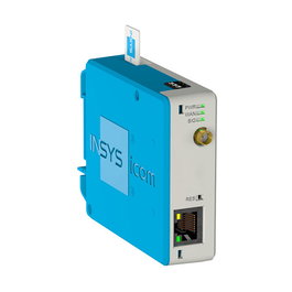 INSYS icom MIRO-L100 Router LTE Industrial con Frecuencias Internacionales, VPN, 1x LAN, 4G/3G, Montaje en Pared, -40 a 75 °C