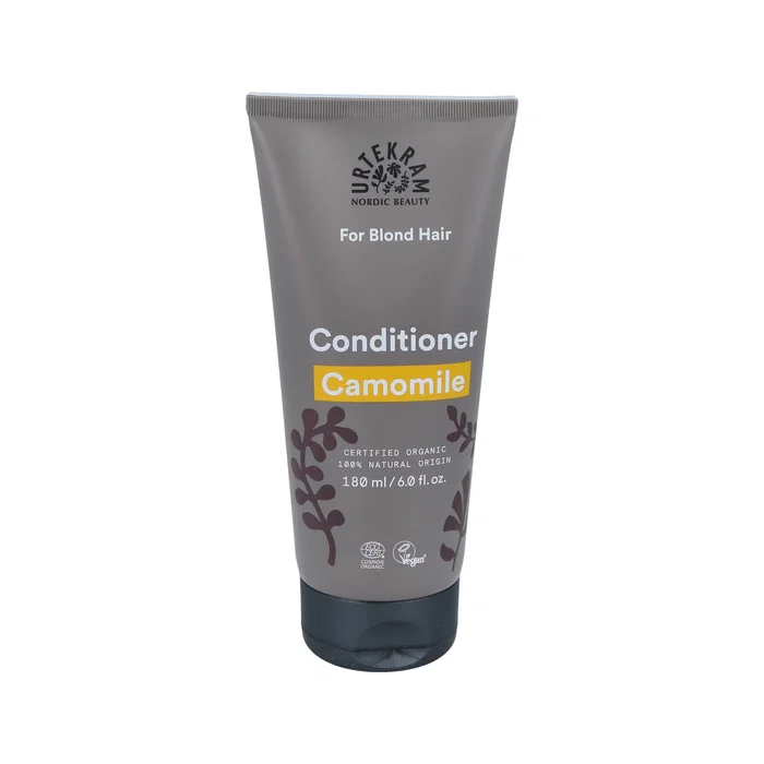 URTEKRAM Acondicionador Manzanilla 180 ml Eco Vegan - Para cabello nutrido e hidratado, con extracto de manzanilla URTEKRAM Acondicionador Manzanilla 180 ml Eco Vegan - Para cabello nutrido e hidratado, con extracto de manzanilla