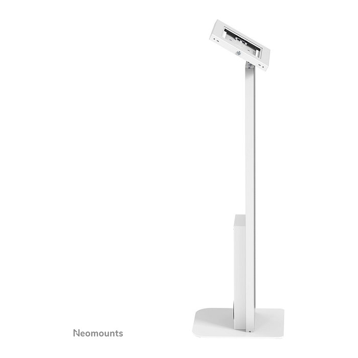 Neomounts FL15-750WH1 Soporte de suelo para tablets 9.7-11" - bloqueable, Blanco, Acero, Piso, Cerradura para puerta corredera con pulsador