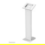 Neomounts FL15-750WH1 Soporte de suelo para tablets 9.7-11" - bloqueable, Blanco, Acero, Piso, Cerradura para puerta corredera con pulsador