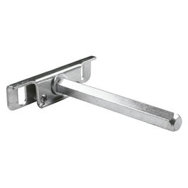 Herrajes Alk Juego 2 Soportes Ocultos para Estante Zincado (Incluye Tacos y Tornillos)