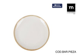 La Mediterranea Plato de Postre Milkycream ø17.3cm