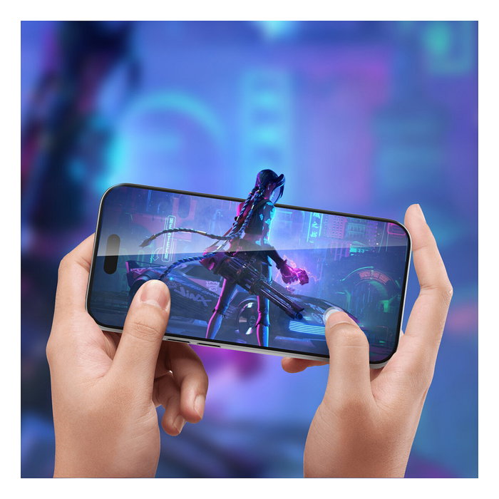 4smarts Second Glass Protector Pantalla Vidrio Templado para iPhone 17 Pro Max Transparente