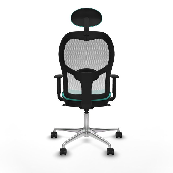 PIQUERAS Y CRESPO Silla de oficina Jorquera con mecanismo Sincro, Turquesa y Blanco PIQUERAS Y CRESPO Silla de oficina Jorquera con mecanismo Sincro, Turquesa y Blanco