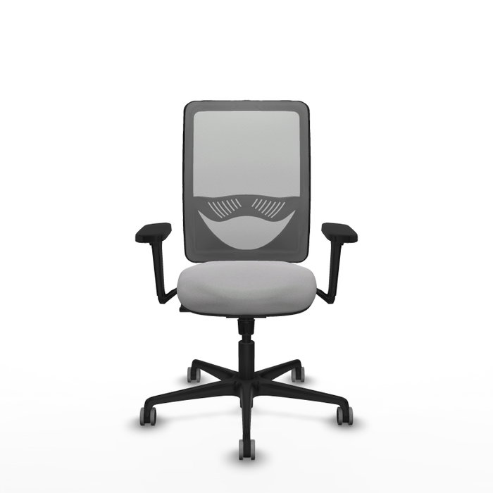 PIQUERAS Y CRESPO Silla de oficina Zulema con Mecanismo Sincro, Brazos 3D y Malla Gris PIQUERAS Y CRESPO Silla de oficina Zulema con Mecanismo Sincro, Brazos 3D y Malla Gris