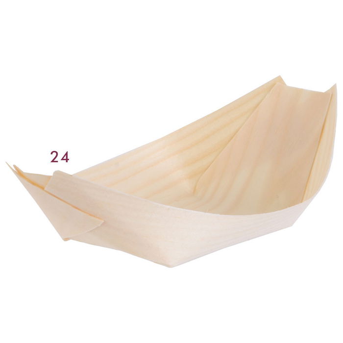 Saveur et Degustation Juego de 24 Barquitas Presentar