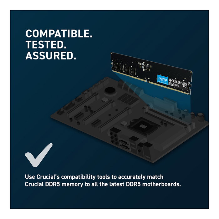 Crucial Memoria RAM DDR5 16 GB 5600 MHz CT16G56C46U5T