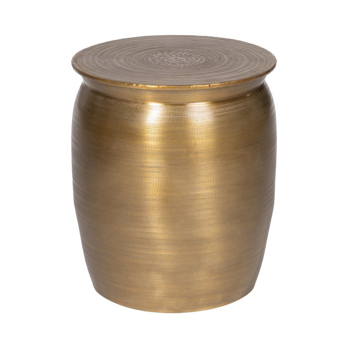 S/3 Mesa Auxiliar Oro Viejo Metal 55,90 X 55,90 X 52 cm