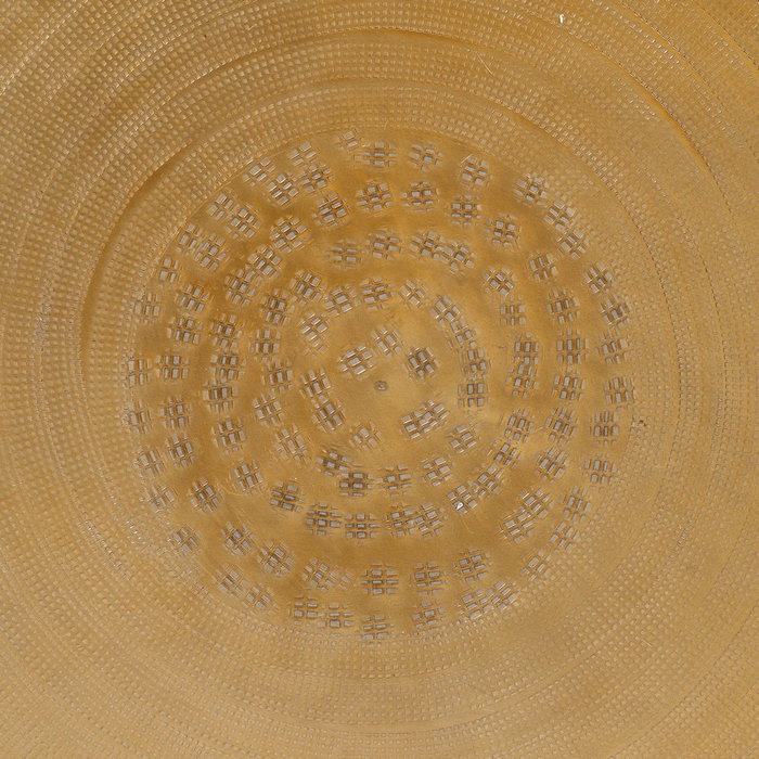 S/3 Mesa Auxiliar Oro Viejo Metal 55,90 X 55,90 X 52 cm