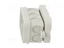 OBO Bettermann OBO A 6 Kabelabzweigkasten 80x43x34 PE gris claro RAL7035