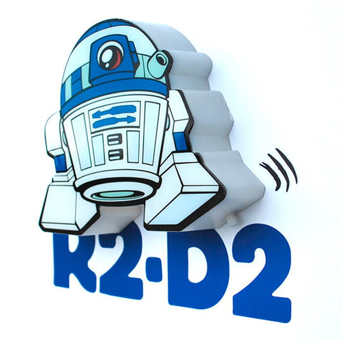 3D LIGHT FX Lampara 3D Light FX mini R2-D2 Star Wars Led