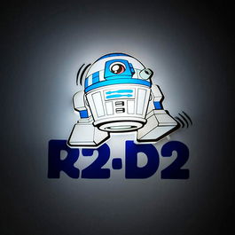 3D LIGHT FX Lampara 3D Light FX mini R2-D2 Star Wars Led