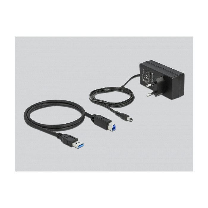 DeLOCK Hub USB 3.2 Gen 1 con 4 Puertos USB-A, Carga Rápida y USB-C PD 3.0 Gris DeLOCK Hub USB 3.2 Gen 1 con 4 Puertos USB-A, Carga Rápida y USB-C PD 3.0 Gris
