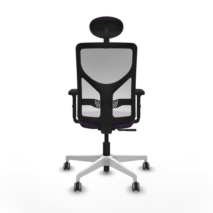 PIQUERAS Y CRESPO Silla de oficina Motilla con mecanismo Sincro, Morado y Blanco PIQUERAS Y CRESPO Silla de oficina Motilla con mecanismo Sincro, Morado y Blanco