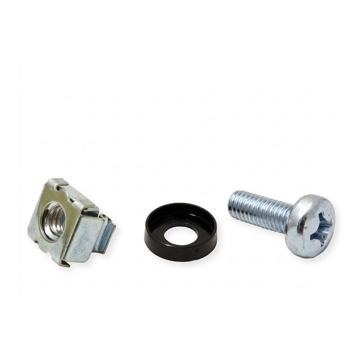 SCHROFF Kit de montaje de 19 pulgadas (Tornillo, Arandela, Tuerca) - Pack de 4 SCHROFF Kit de montaje de 19 pulgadas (Tornillo, Arandela, Tuerca) - Pack de 4