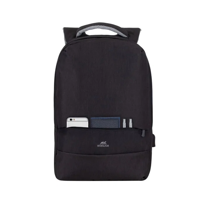 Rivacase Bundle 7563 Mochila para Portátil 39,6 cm (15.6") con Ratón Inalámbrico USB, Negro