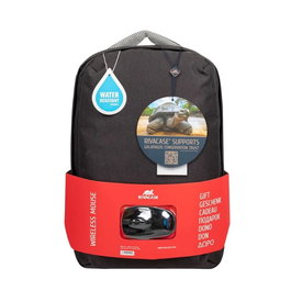 Rivacase Bundle 7563 Prater Mochila 15.6" + Ratón Inalámbrico