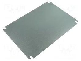 FIBOX Placa de ensamblaje de acero con recubrimiento de zinc