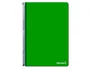 Liderpapel Cuaderno Espiral Folio Tapa Blanda 80 Hojas 60gr Horizontal con Margen Color Verde